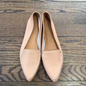 J. Crew Tan Leather Loafers Size 7.5